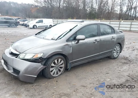 2010 Honda Civic Ex-L from USA, damaged, VIN 2HGFA1F99AH504080
